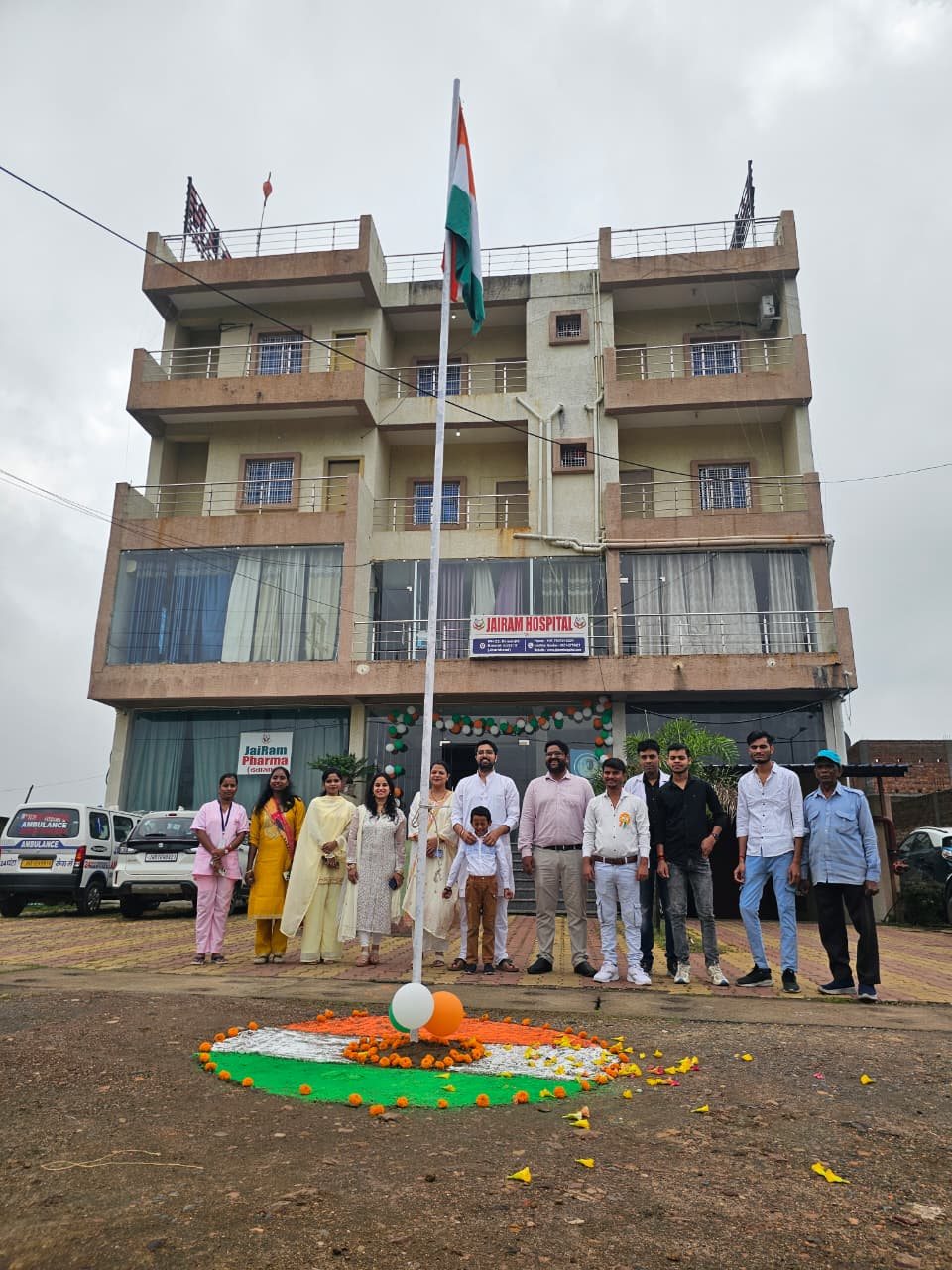 Patient care at JaiRam Hospital